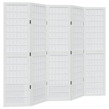5-Panel Kamerscherm Wit | OP = OP | 55% Korting beschikbaar voor biedingen