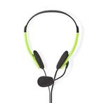 PC headset | Nedis (Microfoon, 2x Jack 3.5 mm, 2.0 m, Groen), Verzenden, Nieuw