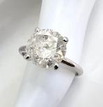 Zonder Minimumprijs - Ring - 14 karaat Witgoud - 3.29ct. tw., Sieraden, Tassen en Uiterlijk, Ringen, Nieuw