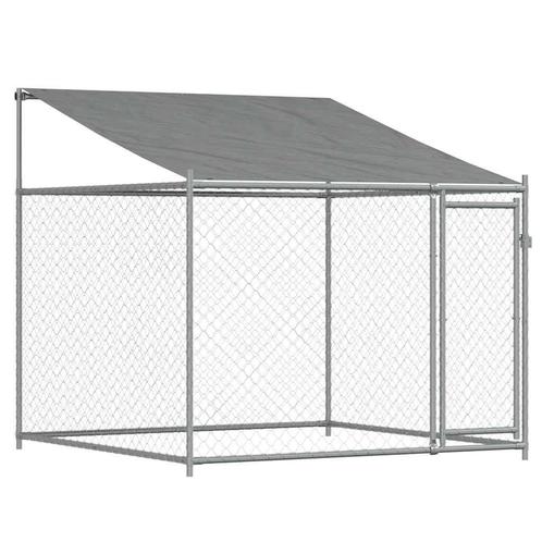 Ruim Hondenhok 2x2m staal - retourdeal voor grote rassen!, Dieren en Toebehoren, Hondenhokken, 100 cm of meer, 110 cm of meer