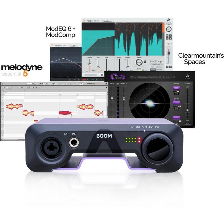 Apogee BOOM 2x2 USB-C audio interface, Audio, Tv en Foto, Professionele Audio-, Tv- en Video-apparatuur, Verzenden