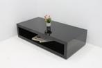 Bijzettafel - salontafel  - 120x60 (bxd)- hoogglans zwart -, Gebruikt, Ophalen of Verzenden