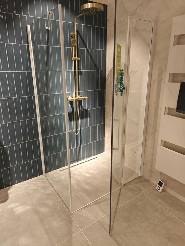 Douchecabine 120x90cm mat wit - 0023, Doe-het-zelf en Verbouw, Sanitair, Douche, Nieuw, Glas, Ophalen