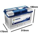 Varta Blue Dynamic EFB N80 80Ah 315x175x190x190, Auto-onderdelen, Verzenden, Nieuw
