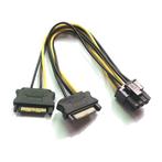 Nieuwe OEM 2xSATA-PCIe-6+2pM met garantie, Computers en Software, Pc- en Netwerkkabels, Ophalen of Verzenden, Nieuw