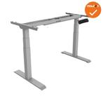 Los onderstel - Deluxe - Zit-Sta - Elektrisch - Zilvergrijs, Huis en Inrichting, Bureaus, Ophalen of Verzenden, Nieuw, Bureau