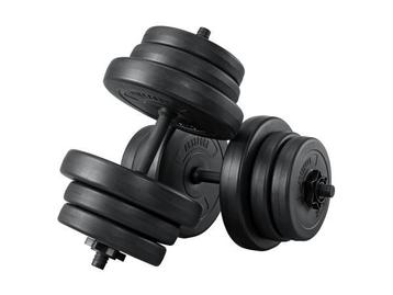 Veiling - Halterset / Dumbells 40 kg - 2-delig - Zandgevuld beschikbaar voor biedingen