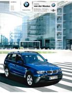 2005 BMW X3 BROCHURE DUITS, Nieuw, BMW, Author
