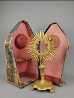 Monstrans - Verguld brons - 1930-1940 - Ostensorium met