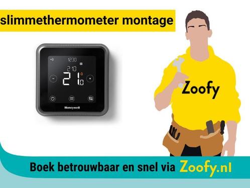 Slimme thermometer montage via Zoofy door betrouwbare vakman, Doe-het-zelf en Verbouw, Thermostaten, Nieuw, Slimme thermostaat