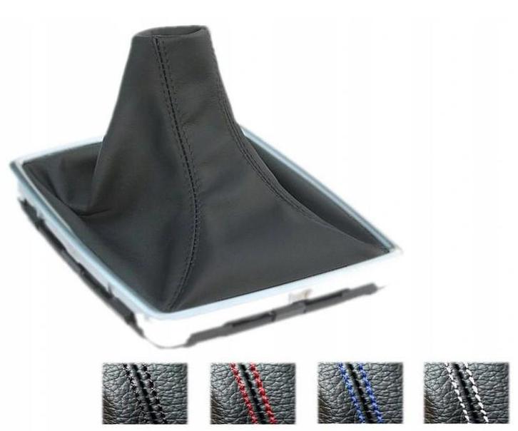 MERCEDES W203 W208 C209 W211 Leder pookhoes met pookknophoes, Auto diversen, Autohoezen, Op maat, Nieuw