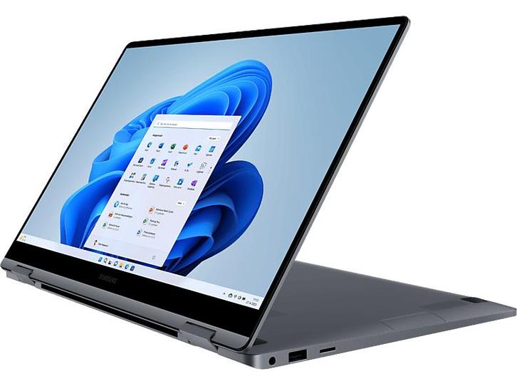 Samsung - Galaxy Book4 360 Grijs - 15.6 inch - Grijs, Computers en Software, Windows Laptops, Minder dan 2 Ghz, 16 inch, Qwerty