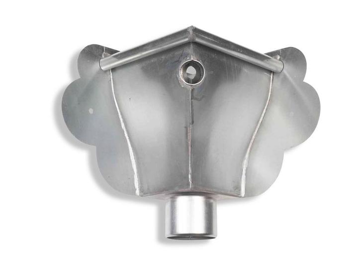RHEINZINK Vergaarbak Oud Hollands walsblank 80mm hoekmodel, Doe-het-zelf en Verbouw, Overige Doe-het-zelf en Verbouw, Ophalen of Verzenden
