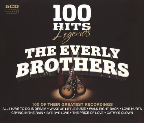 cd - Everly Brothers - 100 Hits Legends, Cd's en Dvd's, Cd's | Overige Cd's, Zo goed als nieuw, Verzenden