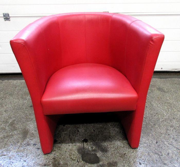 Fauteuil, Stoel, Bank, 70cm, rood, Zakelijke goederen, Kantoor en Winkelinrichting | Winkel en Inventaris