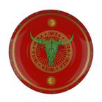 Dinerbord - Rood - 28 cm - Rond - Porselein - Design by, Huis en Inrichting, Keuken | Servies, Verzenden, Nieuw