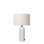 Gubi Gravity Tafellamp, lampenkap linnen/voet marmer wit - 4, Huis en Inrichting, Lampen | Tafellampen, Verzenden, Nieuw