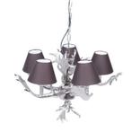 Kroonluchter 59x59x39cm Incl. Kapjes zilver, Huis en Inrichting, Lampen | Hanglampen, Nieuw, Ophalen of Verzenden