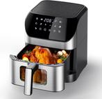 OYAJIA Heteluchtfriteuse met kijkvenster, 8 liter, hetelucht, Verzenden, Zo goed als nieuw
