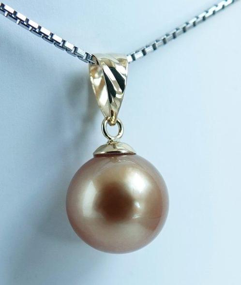 Zonder Minimumprijs - Hanger 18 kt. Geel goud Parel - 24K, Sieraden, Tassen en Uiterlijk, Antieke sieraden