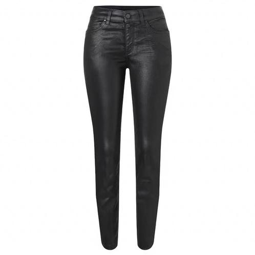 MAC • zwarte coated Dream Skinny broek • 34, Kleding | Dames, Broeken en Pantalons, Zwart, Nieuw, Maat 34 (XS) of kleiner, Verzenden