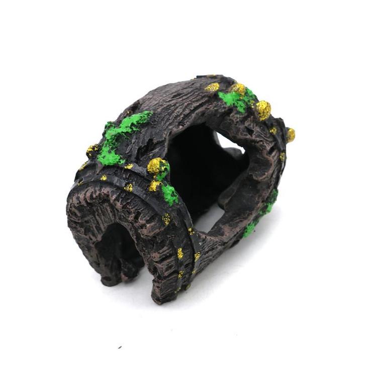 Gezonken houten vat medium OS-194 - aquarium decoratie, Dieren en Toebehoren, Vissen | Aquaria en Toebehoren, Sierelement, Nieuw