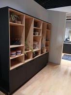 Nolte Showroom Wandkast – Plus Zwart / Wildeiken Rustiek, Nieuw, Zwart