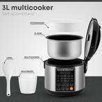 2dekans | Savoré Kitchen Rijstkoker met Stomer – 3L – 14, Witgoed en Apparatuur, Ophalen of Verzenden, Gebruikt