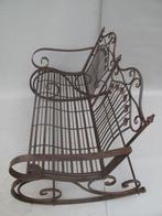 Tuinmeubelset - Gietijzer - Schommelbank, Antiek en Kunst