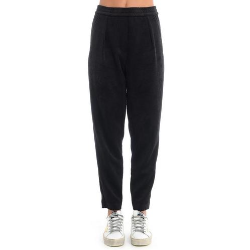 8PM • zwarte ribfluwelen broek • L, Kleding | Dames, Broeken en Pantalons, Zwart, Nieuw, Maat 42/44 (L), Verzenden