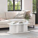 vidaXL Salontafel Wit 80 x 39.5 x 33.5 cm Massief grenenhout, Verzenden, Nieuw, Grenenhout, Minder dan 50 cm