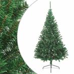 vidaXL Kunstkerstboom met standaard half 180 cm PVC groen, Diversen, Kerst, Verzenden, Nieuw