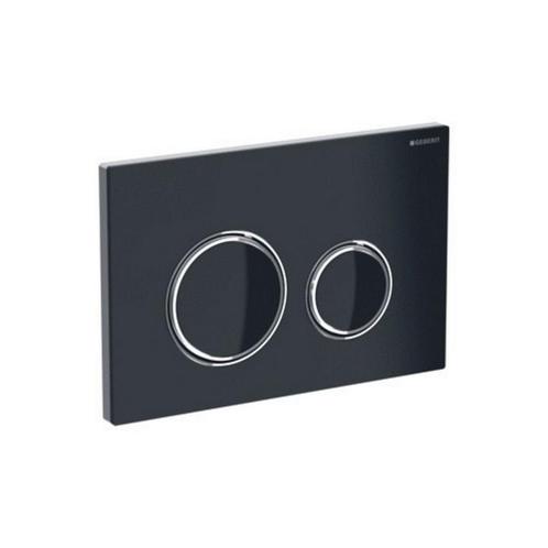 Bedieningsplaat Geberit Sigma 50 Round Glas Zwart, Doe-het-zelf en Verbouw, Sanitair, Overige typen, Nieuw, Ophalen of Verzenden
