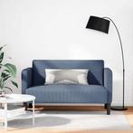 vidaXL Loveseat bank 109 cm corduroy stof blauw, Huis en Inrichting, Banken | Bankstellen, Verzenden, Nieuw, Stof
