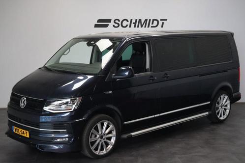Volkswagen Transporter 2.0 TDI L2H1 DC 4Motion | ABT | Elekt, Auto's, Bestelauto's, Onderhoudsboekje, Lease, Zwart, Automaat, Overige kleuren