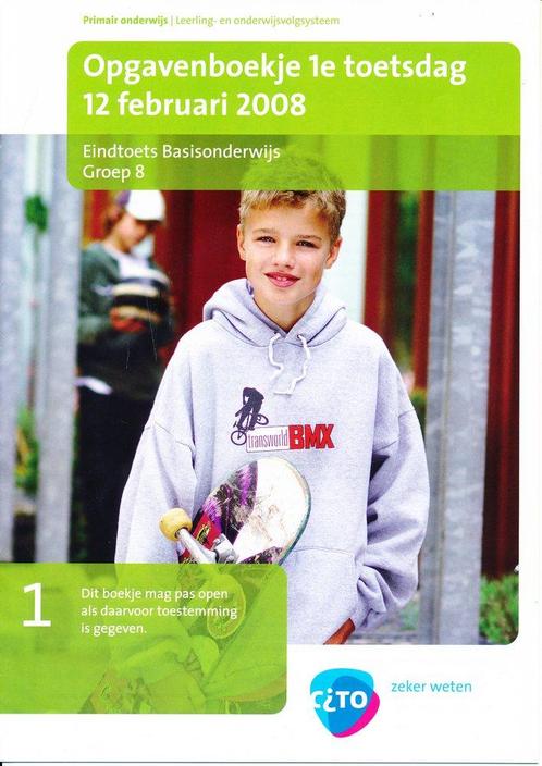 Eindcito groep 8 (2008) 1e toetsdag taal en rekenen, Boeken, Schoolboeken, Nieuw, Verzenden