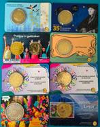 België, Nederland. Coin Card 2021/2024 (8 coincards) (Zonder