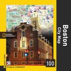 Boston City Map Mini 100 piece jigsaw puzzle, Hobby en Vrije tijd, Denksport en Puzzels, Nieuw, Verzenden