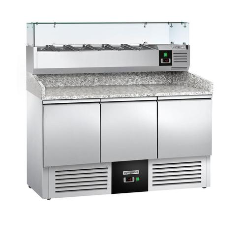 GGM Gastro | Pizza koelwerkbank PREMIUM - 1400x700mm - 3 |, Zakelijke goederen, Horeca | Meubilair en Inrichting, Verzenden
