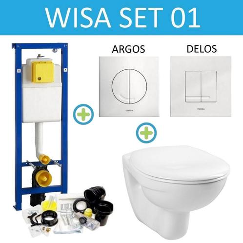 Wisa XS Toiletset set01 Boss & Wessing Basic Smart met Argos, Doe-het-zelf en Verbouw, Sanitair, Overige typen, Nieuw, Ophalen of Verzenden