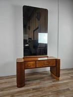 Kabinet - Art Deco kaptafel uit de jaren 40 in thujawortel, Antiek en Kunst