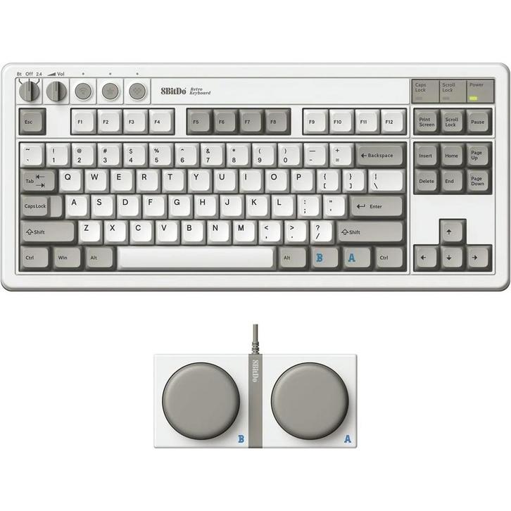 8BitDo Retro Mechanical Wireless Keyboard-M Edition (PC), Computers en Software, Toetsenborden, Nieuw, Ophalen of Verzenden