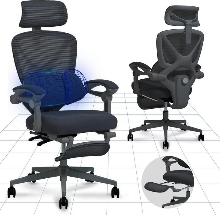 Ergonomische Bureaustoel -  Office Chair - Gamestoel - Volwa, Huis en Inrichting, Overige Huis en Inrichting, Nieuw, Verzenden