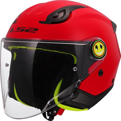 LS2 OF622 Funny II Solid Rood Kinder Jethelm, Motoren, Kleding | Motorhelmen, Jethelm, Heren, L, Nieuw met kaartje, Overige merken