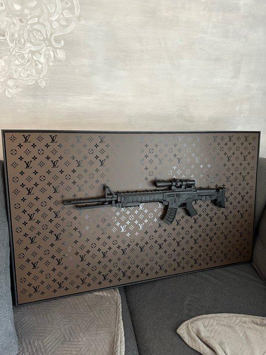 Daluxe Art (1999-) - LV gun • XL, Antiek en Kunst, Kunst | Schilderijen | Modern