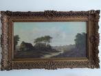 J.v.Dijk (XX) - Country Farmhouse Landscape, Antiek en Kunst, Kunst | Schilderijen | Klassiek