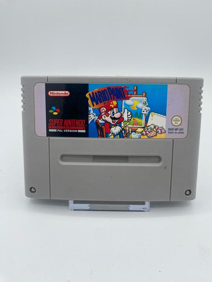 *USED* Mario paint / SNES, Spelcomputers en Games, Games | Nintendo Super NES, Gebruikt, Verzenden