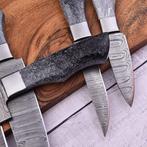 Keukenmes - Chefs knife - Hars en gevouwen staal - Noord, Antiek en Kunst