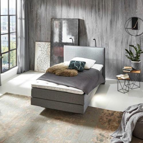 Boxspring 120x200cm Elektrisch verstelbaar, NU: € 1399,-!!, Huis en Inrichting, Slaapkamer | Boxsprings, 120 cm, 200 cm, Grijs