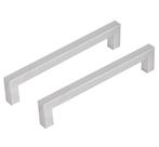 Differnz meubelgreep vierkant 160 mm mat chroom 2 stuks, Verzenden, Nieuw